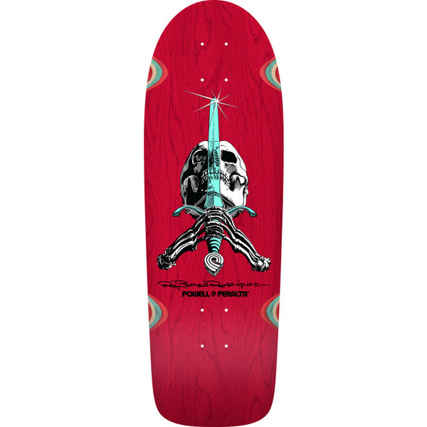 Powell Peralta OG Snub Ray Rodriguez Skull & Sword Reissue Skateboard - The  Bakersfield Skateboard Co.