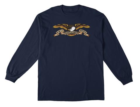 ANTIHERO EAGLE NAVY L/S TEE - The Bakersfield Skateboard Co.